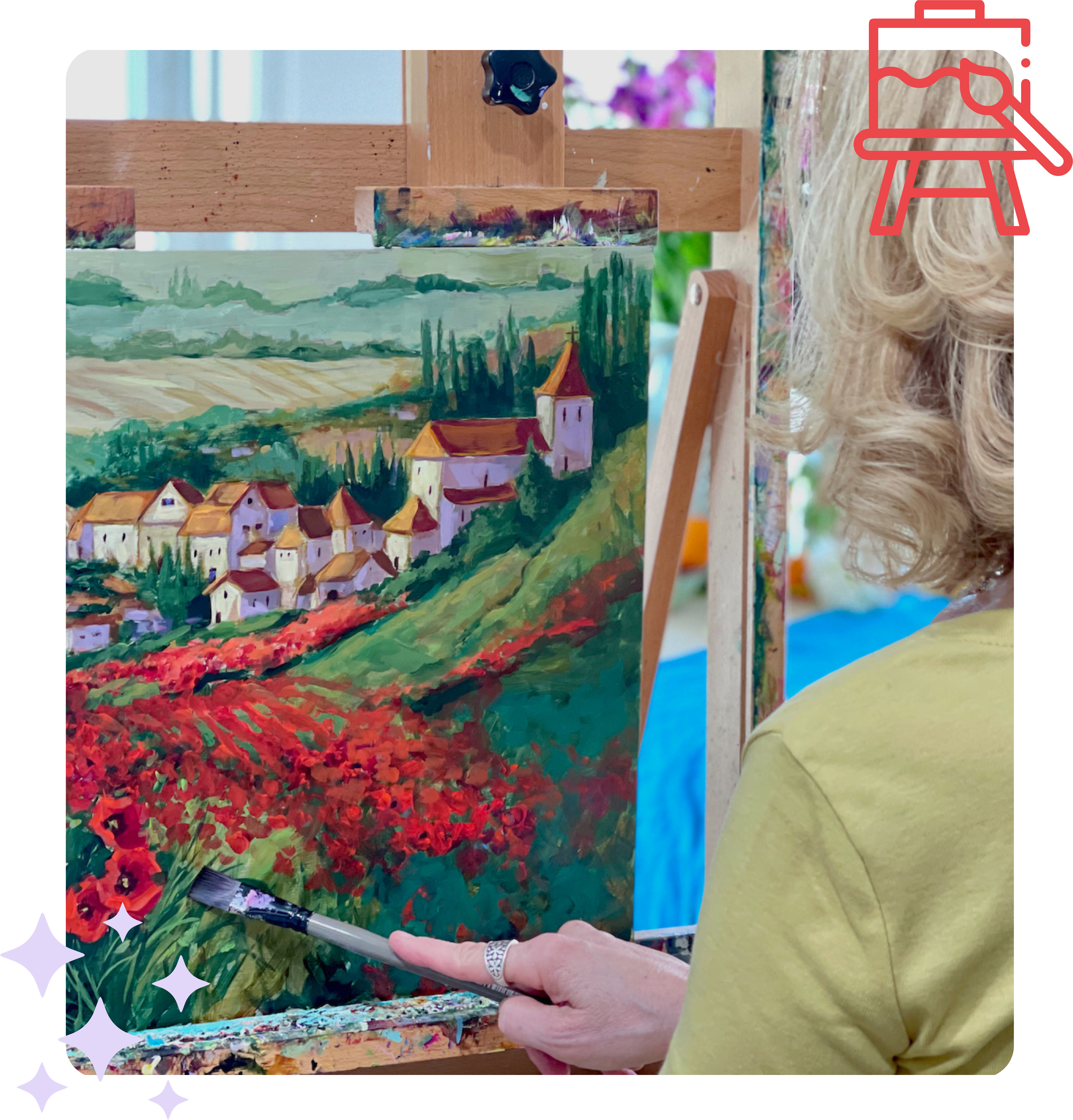 Nancy painting landscape
